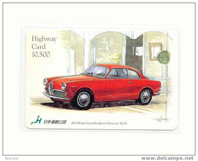 Télécarte ALFA ROMEO  Schede Telefoniche ALFA ROMEO  Phonecard ALFA ROMEO  (5) - Cars