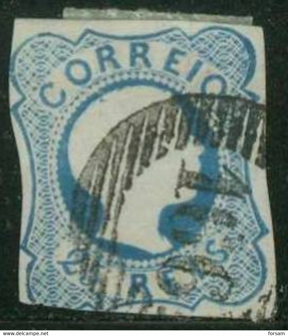 PORTUGAL..1855..Michel # 6 II...used...MiCV - 40 Euro. - Gebruikt