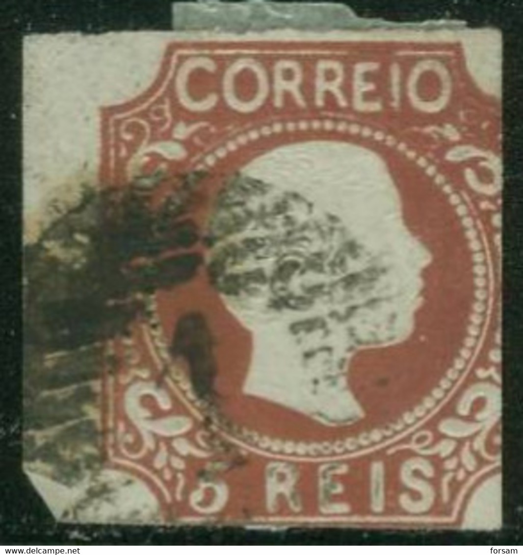 PORTUGAL..1856..Michel # 9 A...used...MiCV - 100 Euro. - Used Stamps