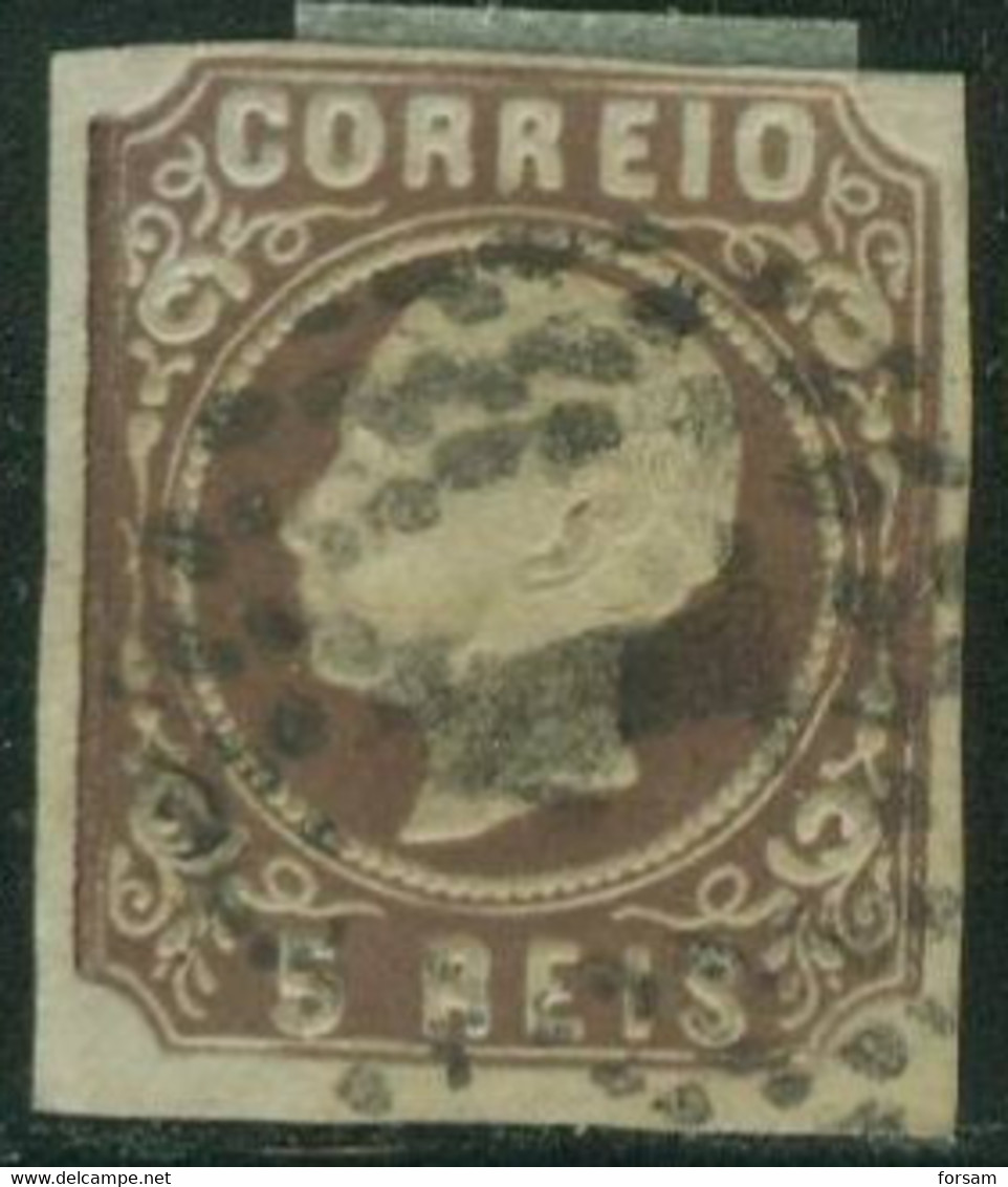 PORTUGAL..1862..Michel # 12 II...used...MiCV - 40 Euro. - Oblitérés