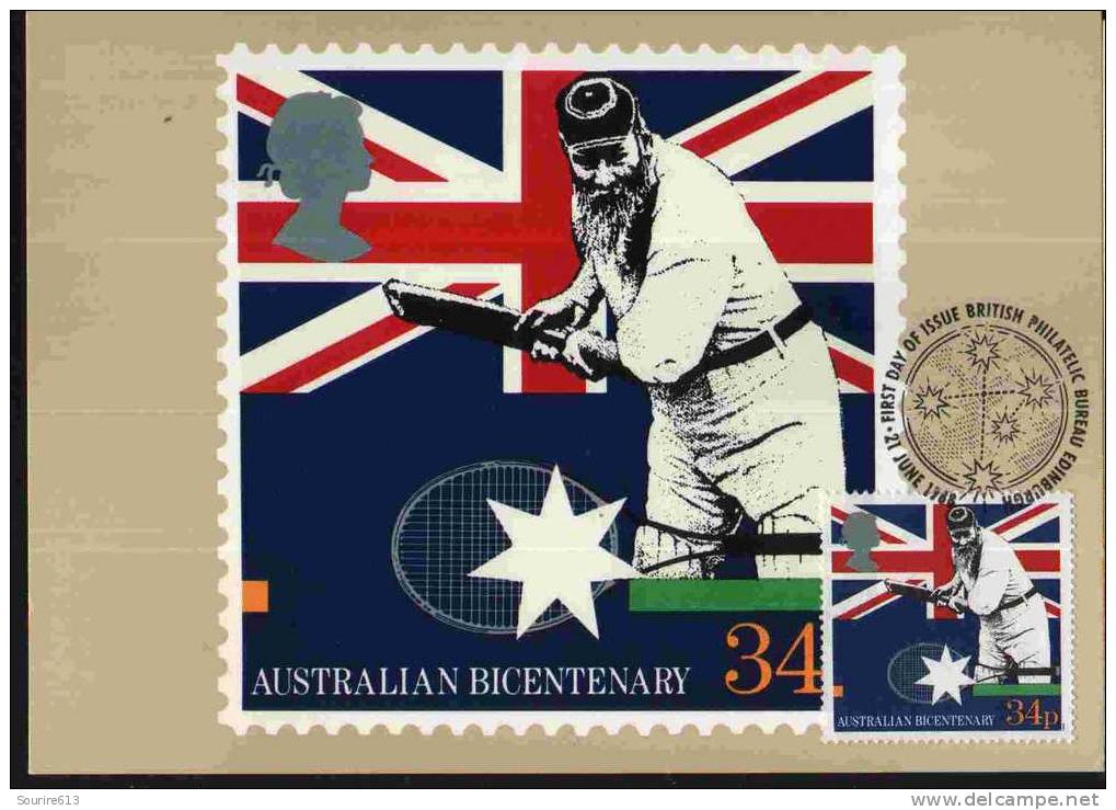 CPJ Gb 1988 Sports Cricket W. G. Grace Histoire 200 Ans Australie - Cricket