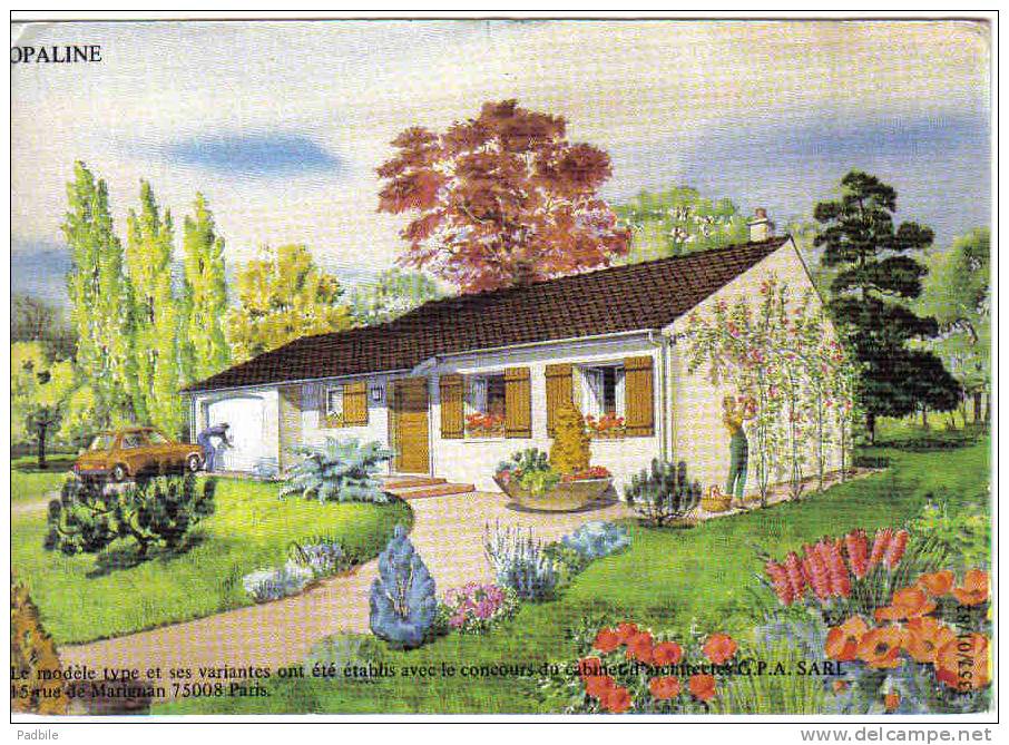 Carte Postale 23.  Gueret   Maison Familiale Trés  Beau Plan - Guéret