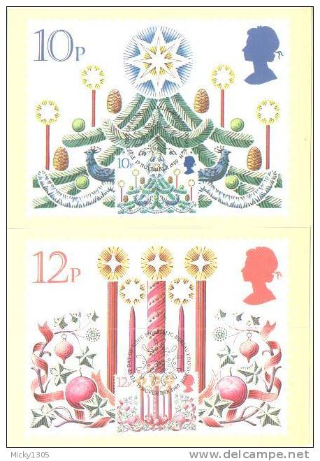 Großbritannien / United Kingdom - Mi-Nr 856/860 - Fünf Maxikarten / Five Maxicards (b024) ## - PHQ Karten