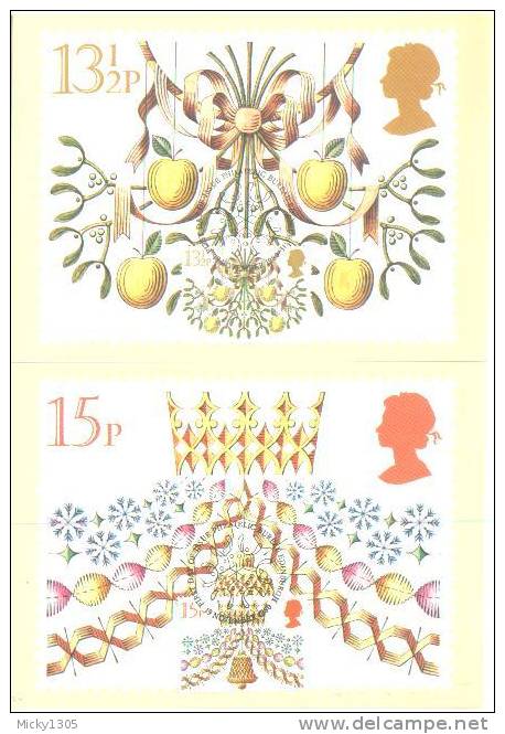 Großbritannien / United Kingdom - Mi-Nr 856/860 - Fünf Maxikarten / Five Maxicards (b024) ## - Carte PHQ