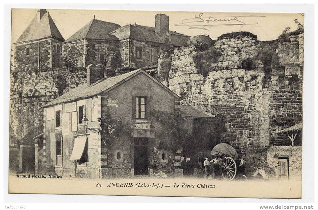 K10 - ANCENIS - Le Vieux Château (1918) - Ancenis