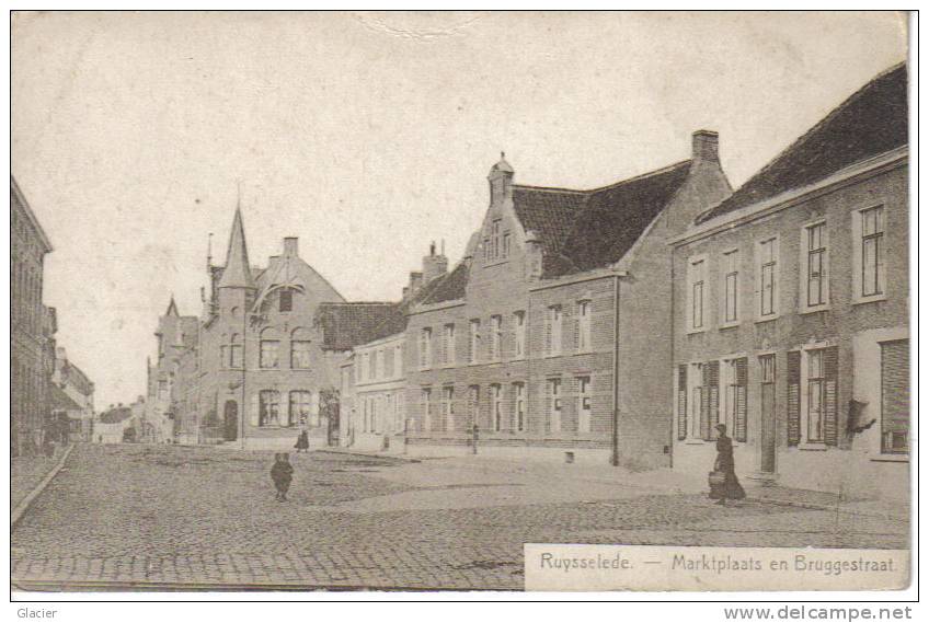 RUYSSELEDE - Marktplaats En Bruggestraat - Ruiselede