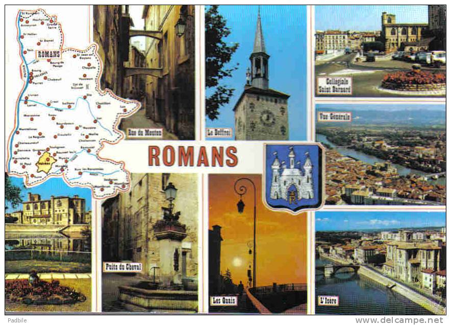 Carte Postale 26. Romans-sur-Isere   Trés  Beau Plan - Romans Sur Isere