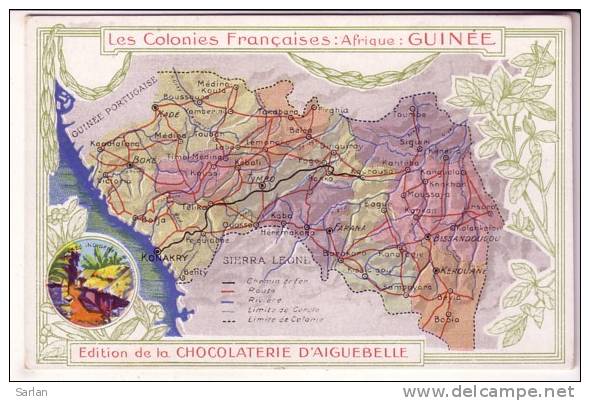 GUINEE , édition Chocolaterie D´Aiguebelle - Guinée Equatoriale