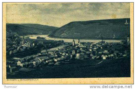 BINGEN  U.  BINGERBRUCK   1921  ( Manque Timbres ) - Bingen