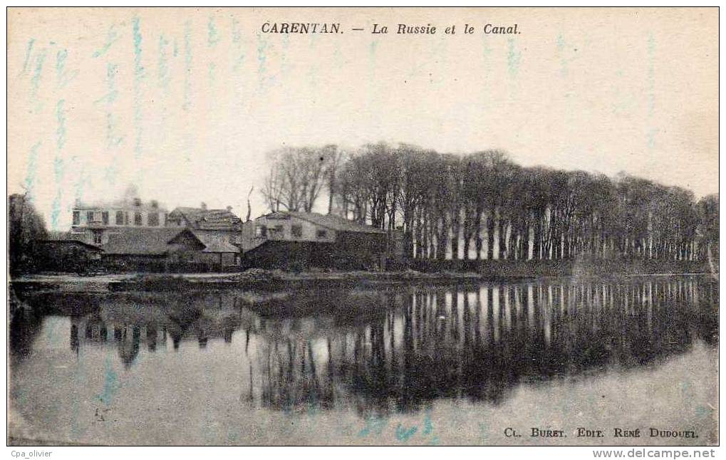 50 CARENTAN Bords Du Canal, Russie, Vue Générale, Ed Buret, 192? - Carentan