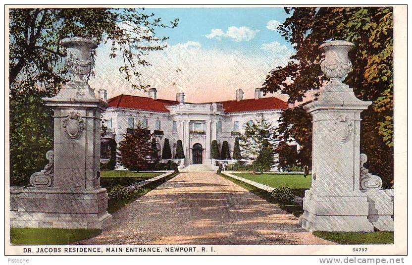 Newport RI - Dr. Jacobs Residence  - 1936 - Architecture - Neuve Mint - Newport