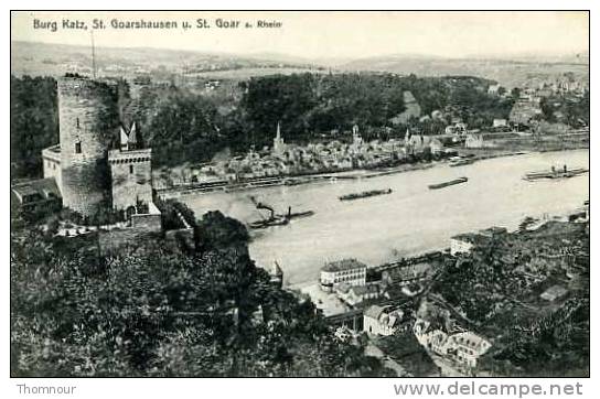 BURG KATZ - St. GOARSHAUSEN U.St. GOAR A.Rhein - St. Goar