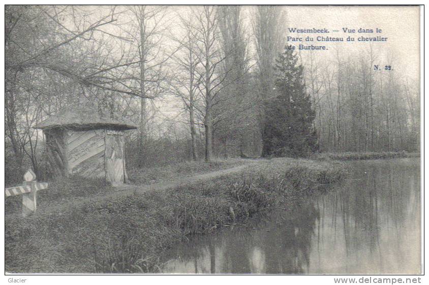 WESEMBEEK - Vue Dans Le Parc Du Château Du Chevalier De Burbure - N° 32 - Wezembeek-Oppem