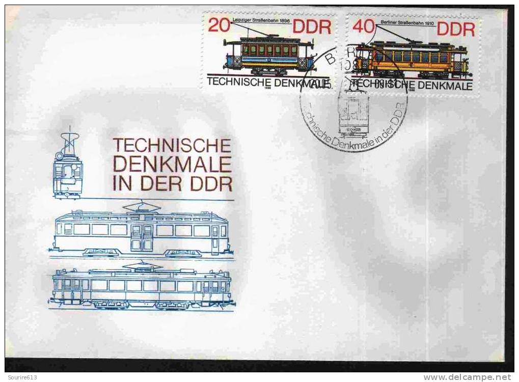 Fdc DDR 1986 Tramways - Tram