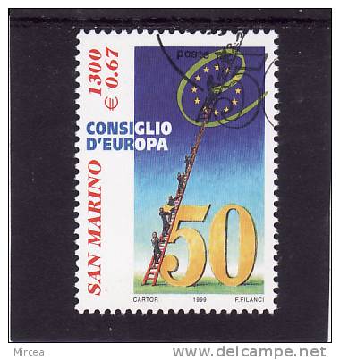 C936 - Saint-Marin 1999 - Yv.no.1630 Oblitere - Usati