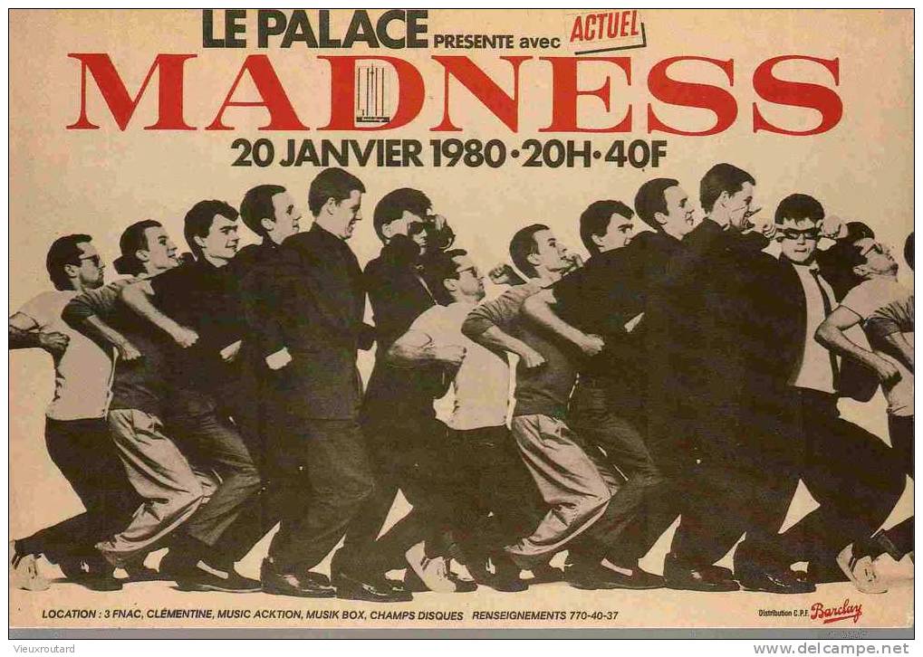 CPSM. CONCERT DE MADNESS. 20 JANVIER 1980... - Künstler