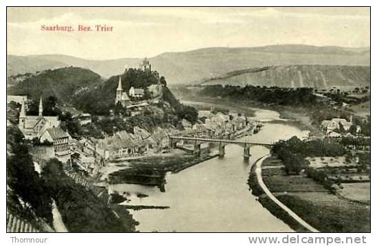 SAARBURG   - BEZ.  TRIER   1916 - Saarburg