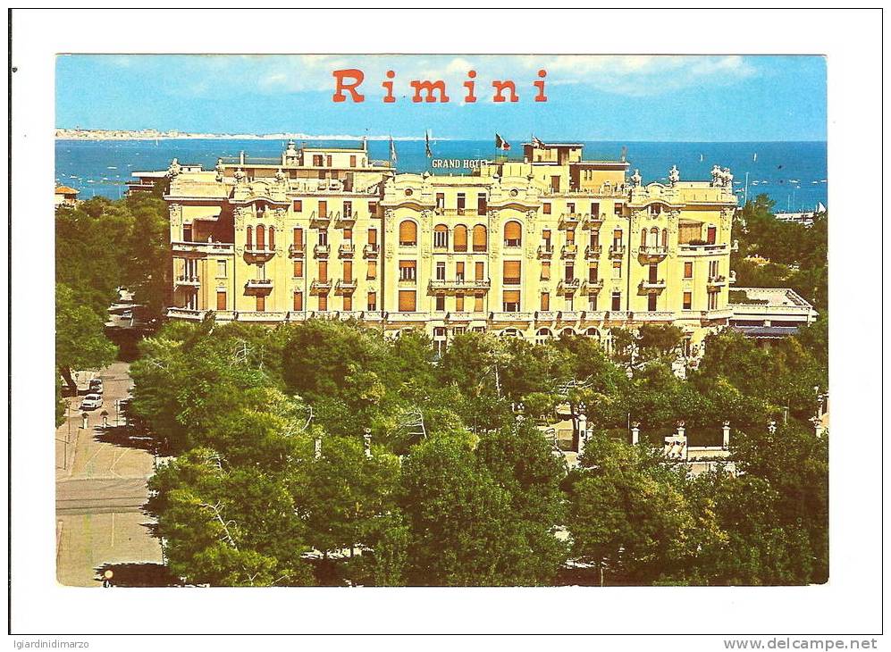 RIMINI - Giardini E Grand Hotel - ANIMATA/AUTO - Nuova, Non Viaggiata - In Buone Condizioni - DC1215. - Rimini