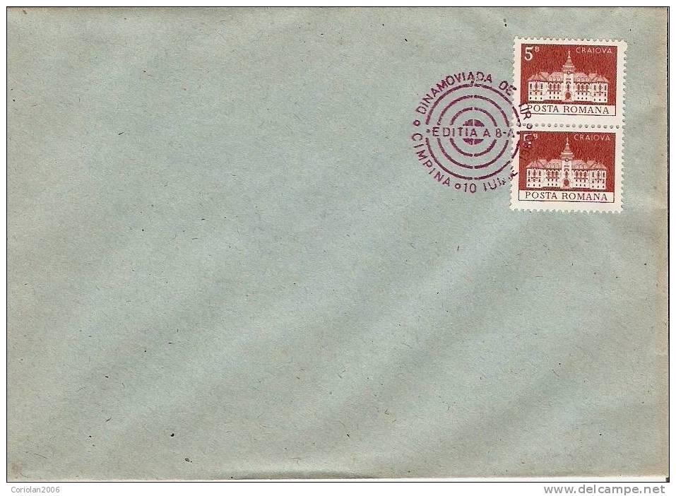 Romania /cover With Special Cancelation - Tir (Armes)