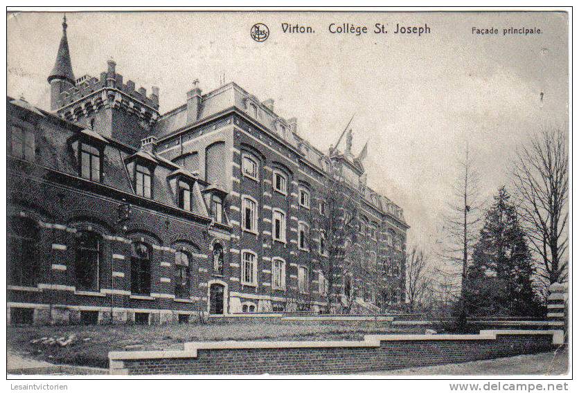 VIRTON COLLEGE ST JOSEPH FACADE PRINCIPALE - Virton