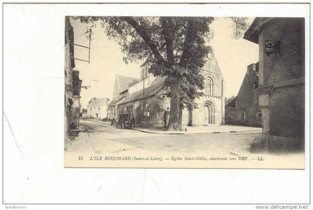 9958 L ILE BOUCHARD EGLISE SainT GILLES . 15 LL - L'Île-Bouchard