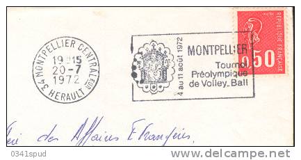 1972 France 34 Montpellier   Volley-ball Pallavolo - Volley-Ball