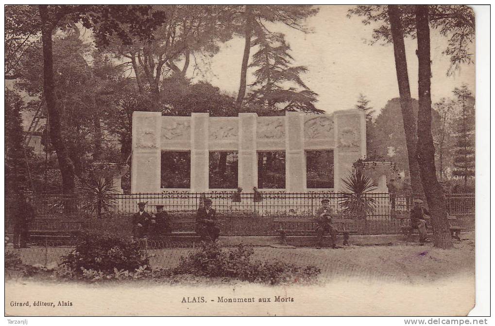 CPA De Alais (Alès Gard 30): Le Monument Aux Morts - Alès