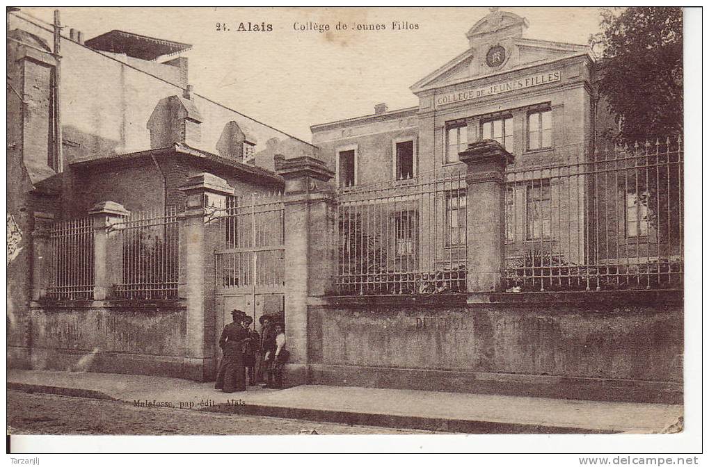 CPA De Alais (Alès Gard 30): Collège De Jeunes Filles - Alès