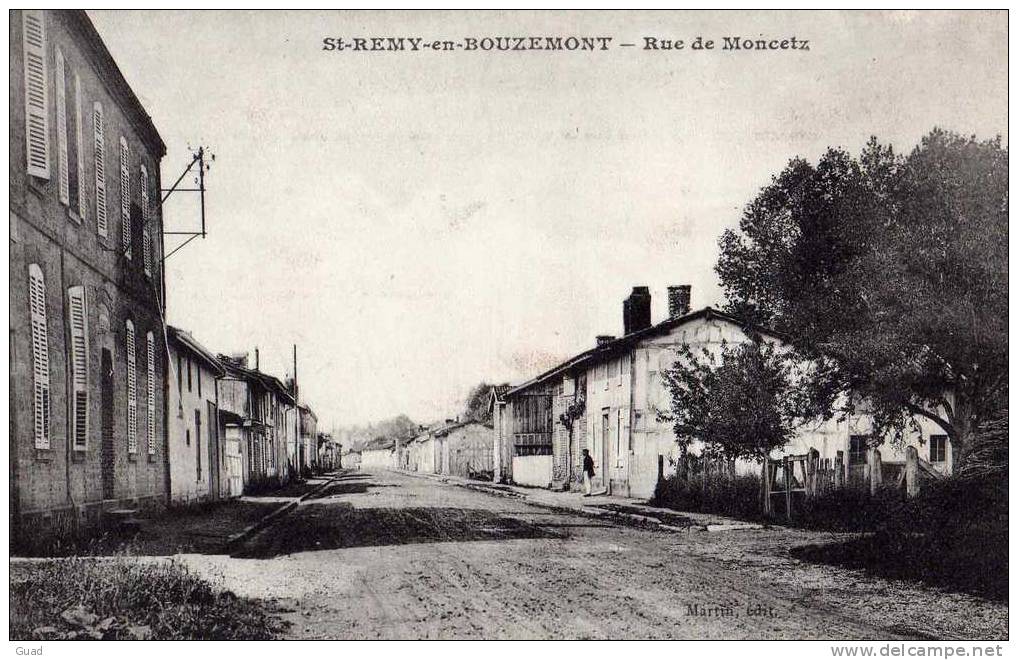 SAINT-REMY EN BOUZEMONT - ROUTE DE MONCETZ - Saint Remy En Bouzemont