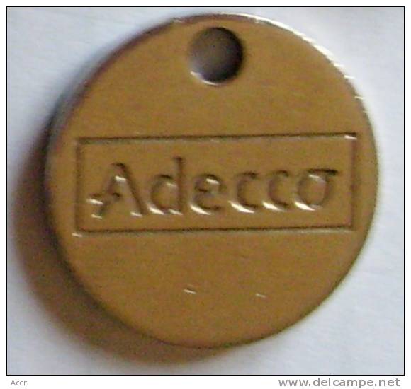 Jeton De Caddie : ADECCO - JOB'Shop - Jetons De Caddies