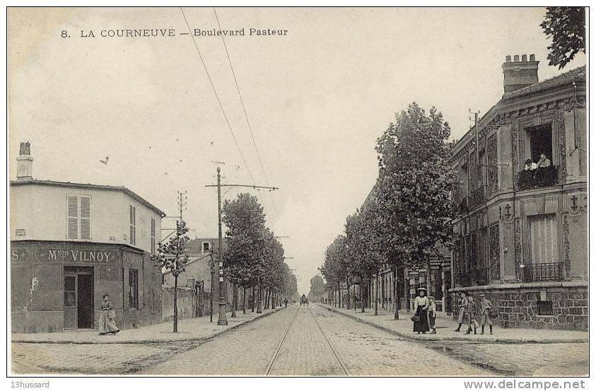 Carte Postale Ancienne La Courneuve - Boulevard Pasteur - La Courneuve