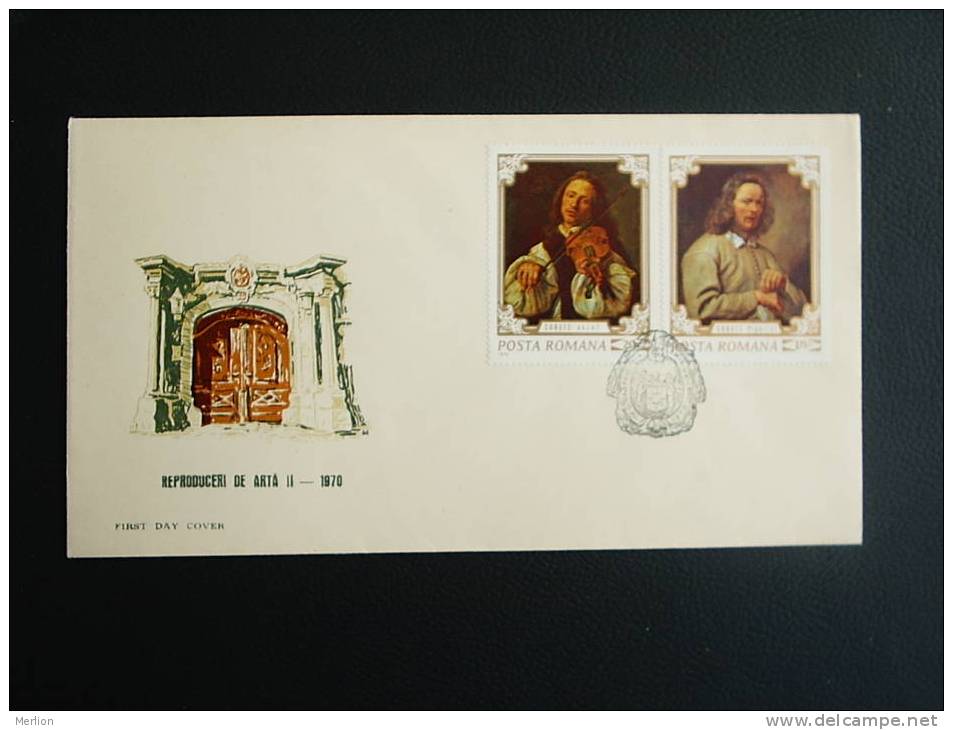 FDC -Romania- Reproduceri De Arta II     VF 1970  D13714 - FDC