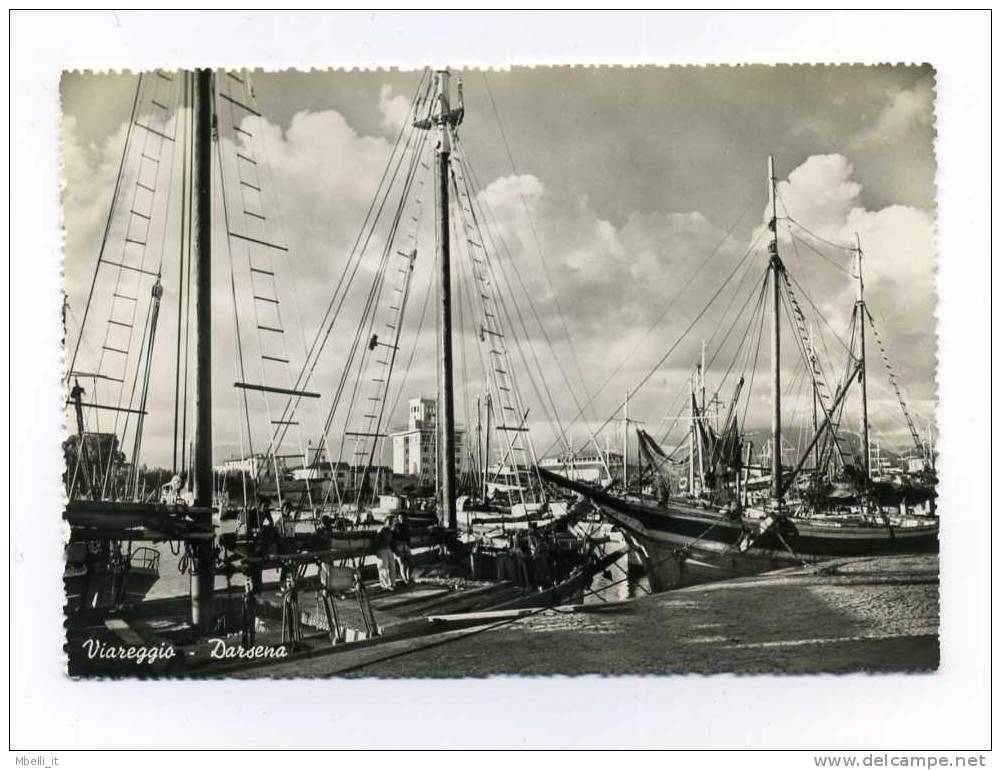Viareggio Darsena Porto Nave Ship Bella!!! 1950c - Viareggio