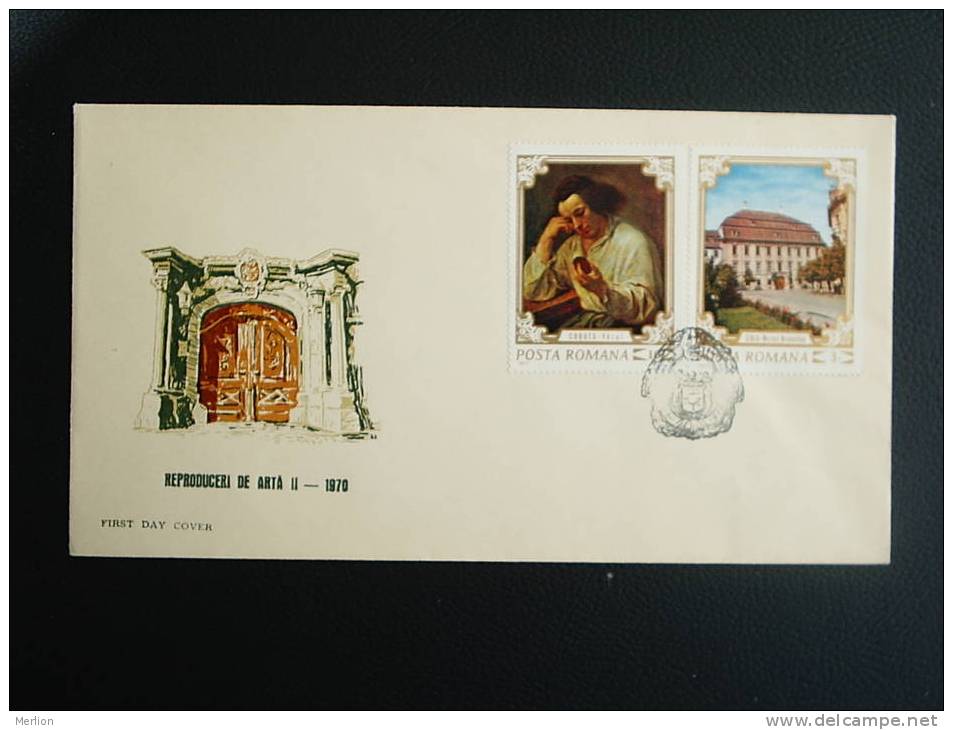 FDC -Romania- Art -painters     VF 1970  D13717 - FDC