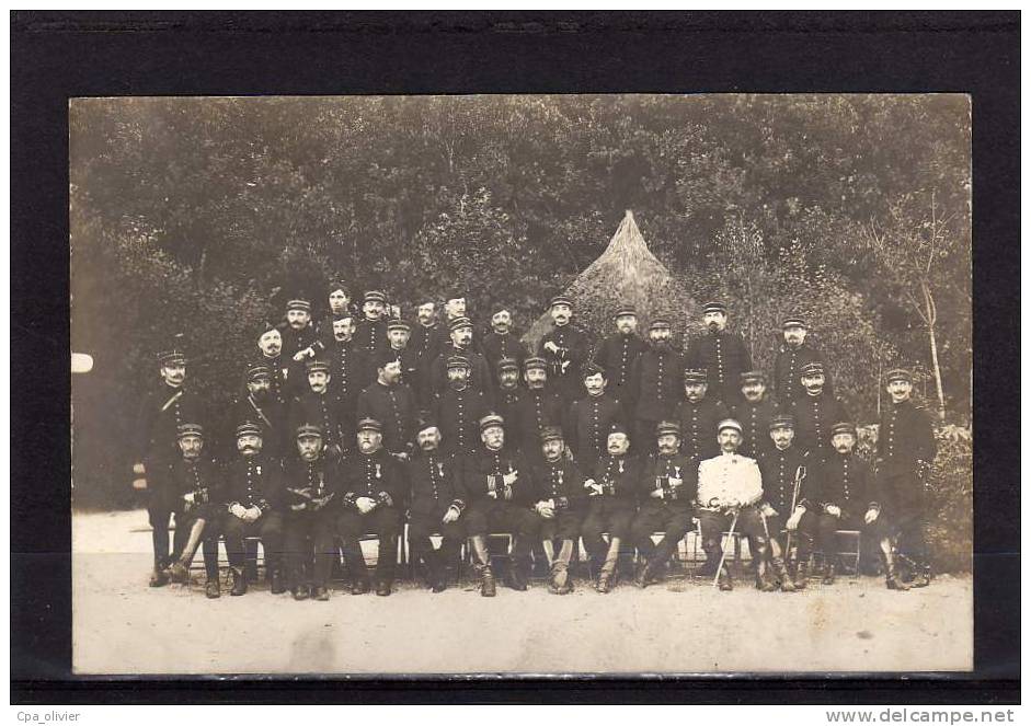 02 SISSONNE Carte Photo, Militaires, Officiers, Général ?, 1er Et 29è Régiment, 1908 - Sissonne