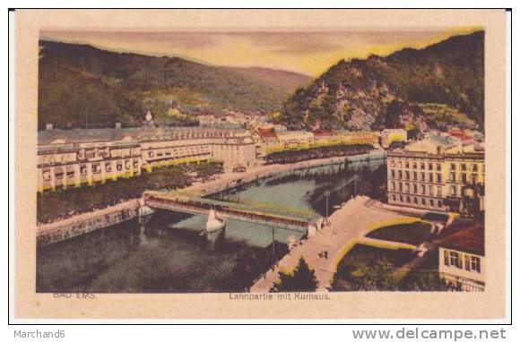 BAD EMS . LAHNPARTIE MIT KURHAUS - Bad Ems