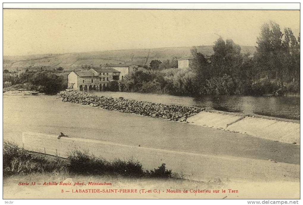 CPA (82) LABASTIDE SAINT PIERRE    Moulin De Corbarieu Sur Le Tarn - Labastide Saint Pierre