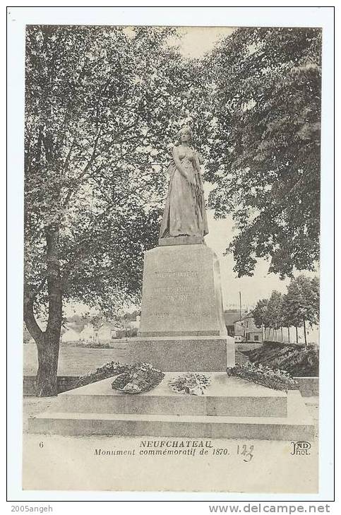 88 Dép.- 6 Neufchâteau - Monument Commémoratif De 1870. - Neufchateau