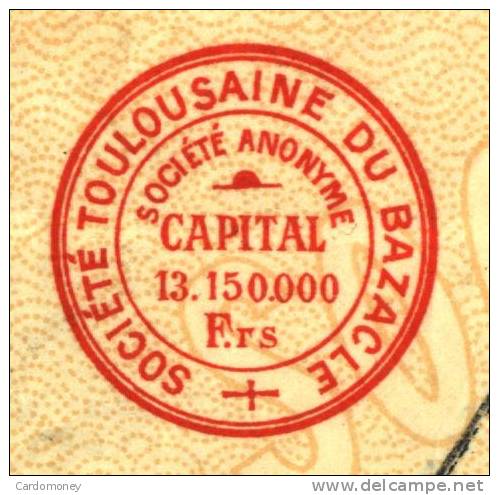 SOCIETE TOULOUSAINE Du BAZACLE 1928 (N° 246) - Aviation
