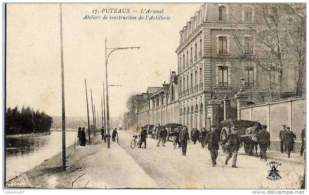 92 - HAUTS De SEINE - PUTEAUX - L'ARSENAL - ATELIER De CONSTRUCTION De L'ARTILLERIE MILITAIRE - ARME - ARMEMENT - ARMEE - Puteaux