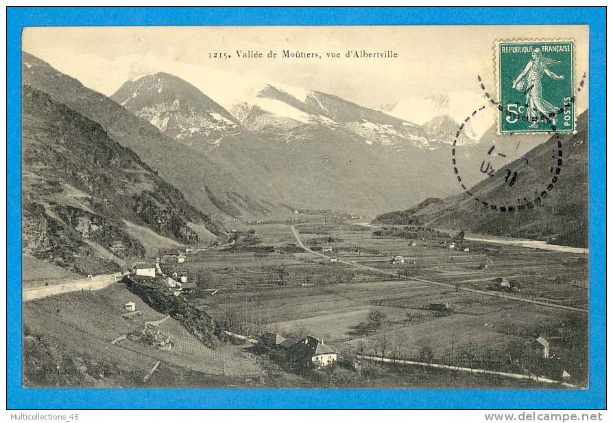 73 - Vallée De Moutiers. Vue D'Albertville. - Albertville