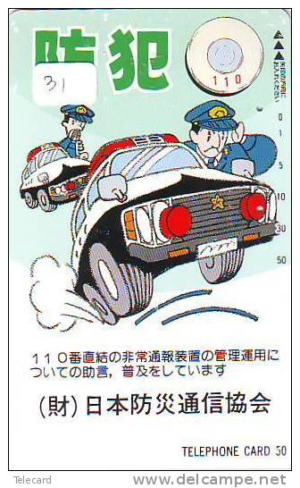 Télécarte Polizei (31)  Police - Phonecard Japan Telefonkarte Japon - Polizei