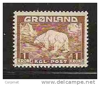 FAUNA - POLAR BEAR - GREENLAND - Yvert # 9 - VF USED - Other & Unclassified