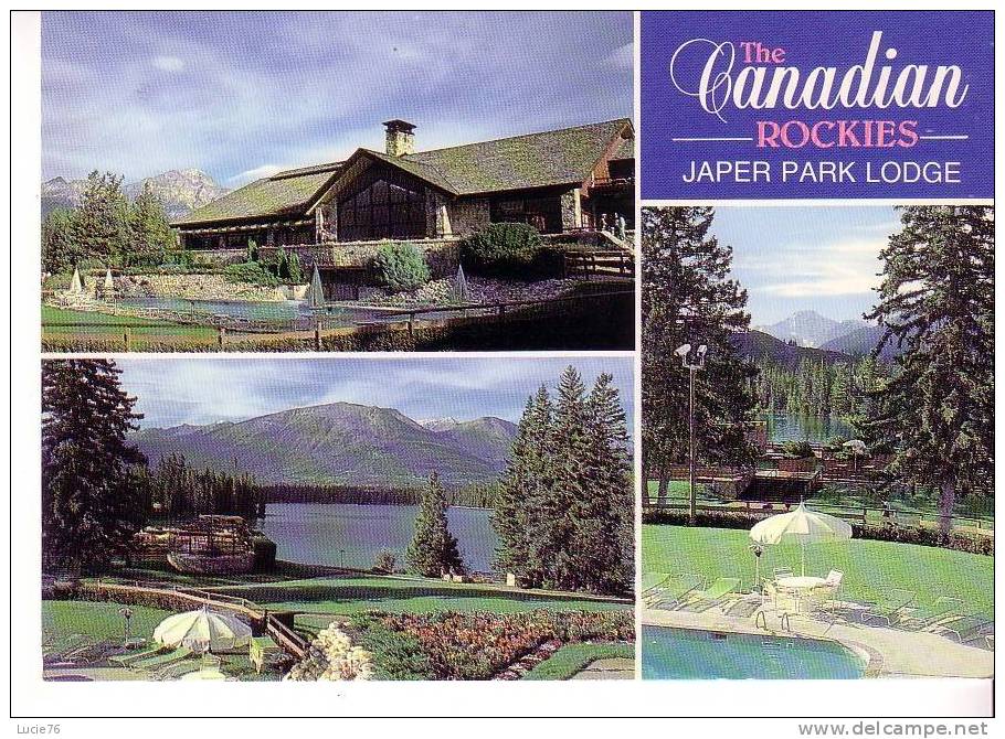 The CANADIAN  - ROCKIES  -  JAPER PARK LODGE -  3 Vues - Cartes Modernes