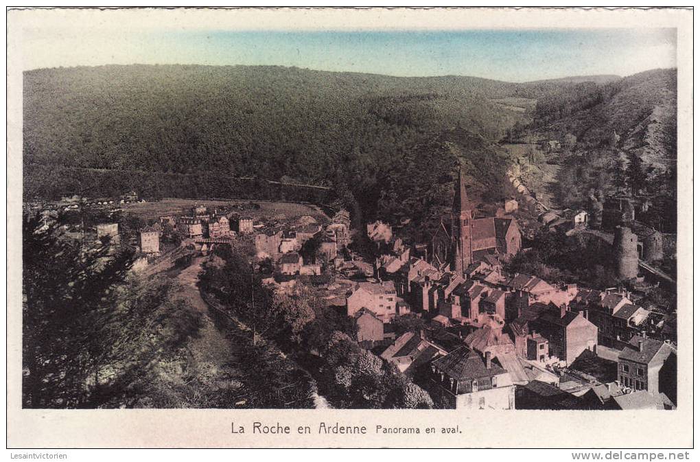 LA ROCHE PANORAMA EN AVAL - La-Roche-en-Ardenne