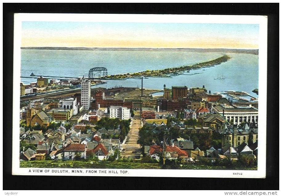 A View Of Duluth, Minnesota, From The Hill Top - Sonstige & Ohne Zuordnung