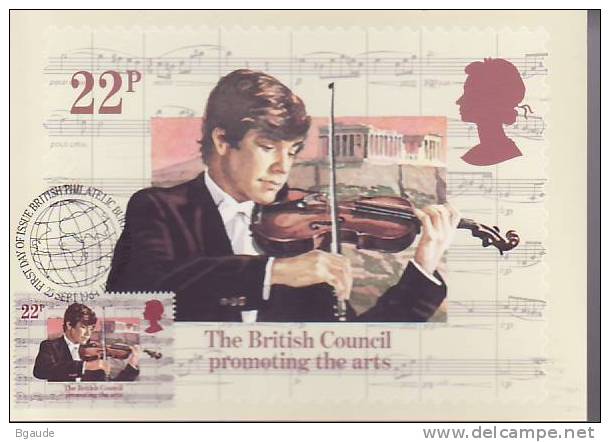 G B  CARTE MAXIMUM NUM.YVERT 1147 BRITISH COUNCIL - Carte PHQ