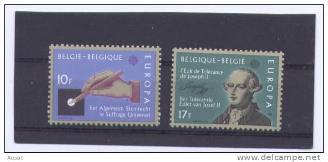 Cept 1982 Belgie Belgique Yvertn° 2048-49 *** MNH Cote 5 Euro - 1982