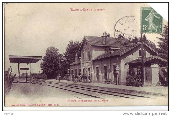 RAON-L'ETAPE Façade Intérieure De La Gare - Raon L'Etape