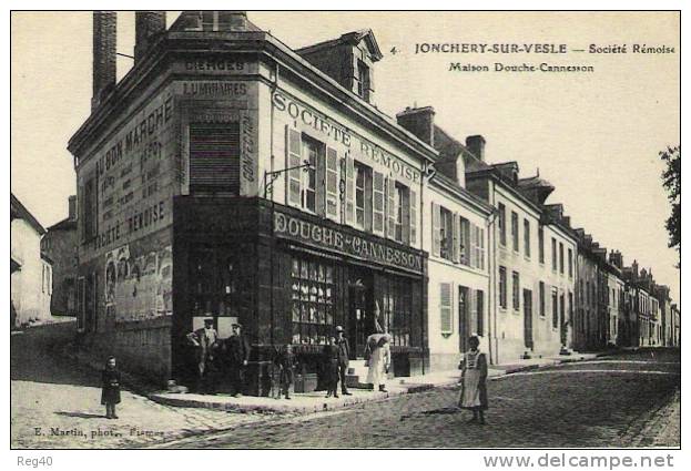 D51 - JONCHERY SUR VESLE  -  Société Rémoise  -  Maison DOUCHE CANNESSON - Jonchery-sur-Vesle